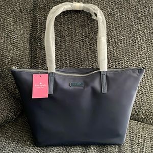 NWT Kate Spade “Hayden” zip top tote